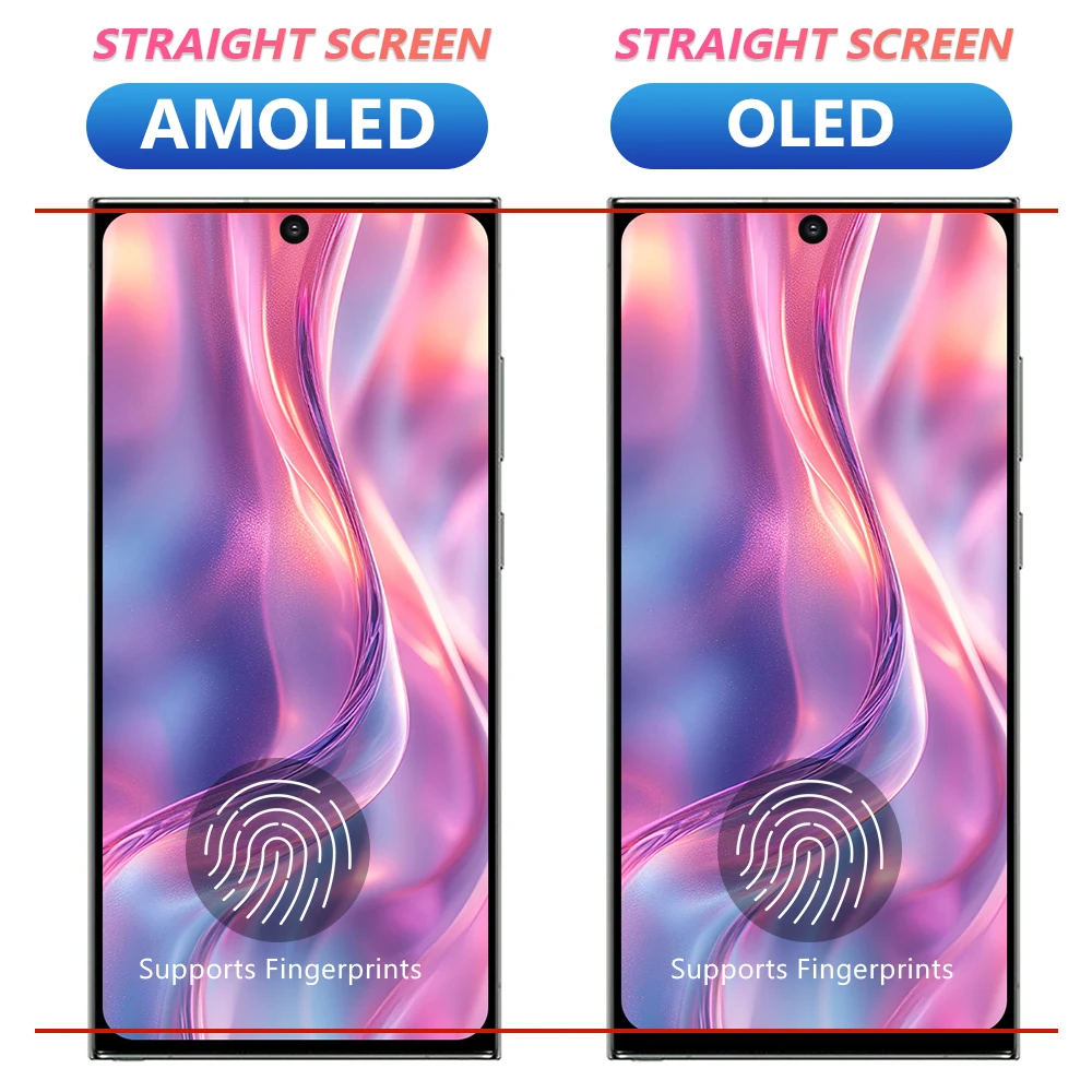 6.67'' OLED S23 Ultra Display Screen For Samsung Galaxy S23 Ultra S918B/DS LCD Display Digital Touch Screen With Frame Assembly - Image 3