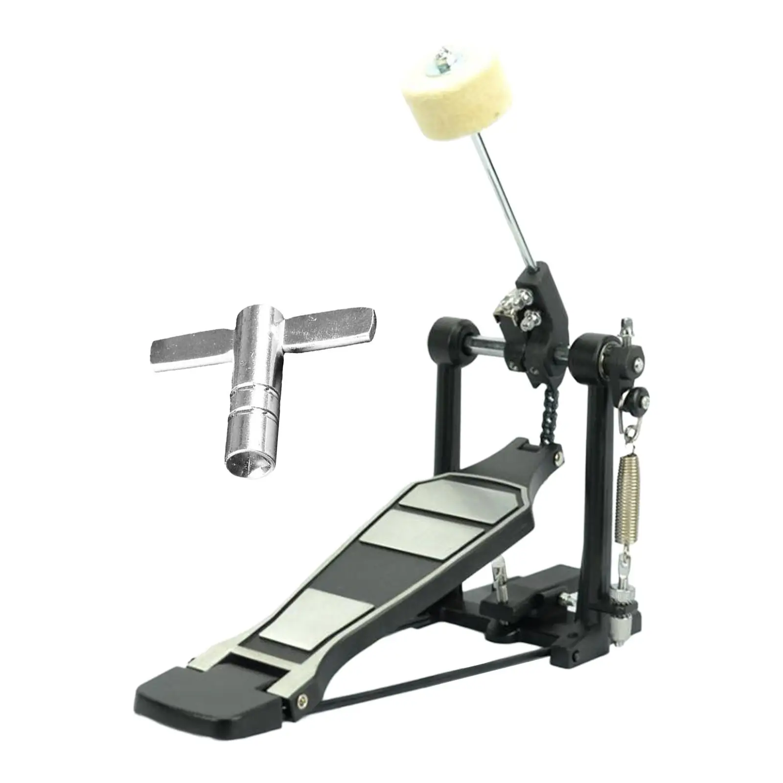 

Alloy Single Bass Drum Pedal Beater Stick Sturdy Drum Accessory for Drummers