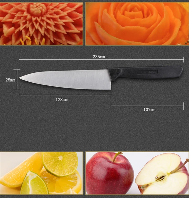 YINXIER 18pcs Portable Vegetable Fruit Food Cake Carving Knife W0890