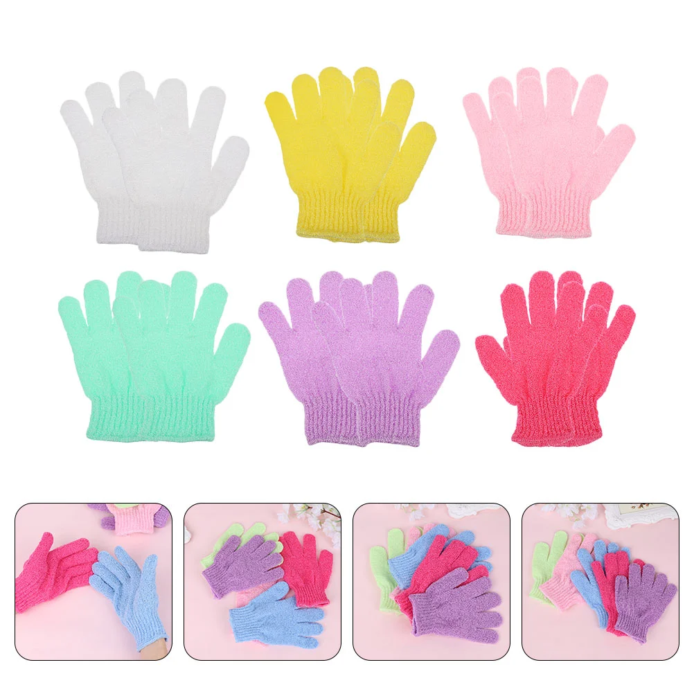 

12Pcs Exfoliating Bathing Glove Shower Gloves Remove Dead Skin Body Scrubber