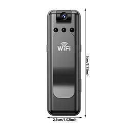 Compact WiFi Surveillance Camera with Audio Recording & Motion Detection (WHITE)