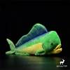 Dolphinfish High Fidelity Anime Cute Arayo Plushie Mahi mahi Plush Toys Lifelike Animals Simulation Stuffed Doll Kawai Toy Gifts 1