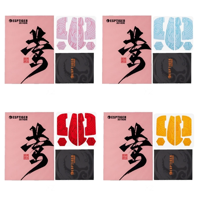 

EsportsTiger Mouse Skin Mouse Skates Side Stickers Sweat Resistant Grip Tape for PulsarX2 Mouse