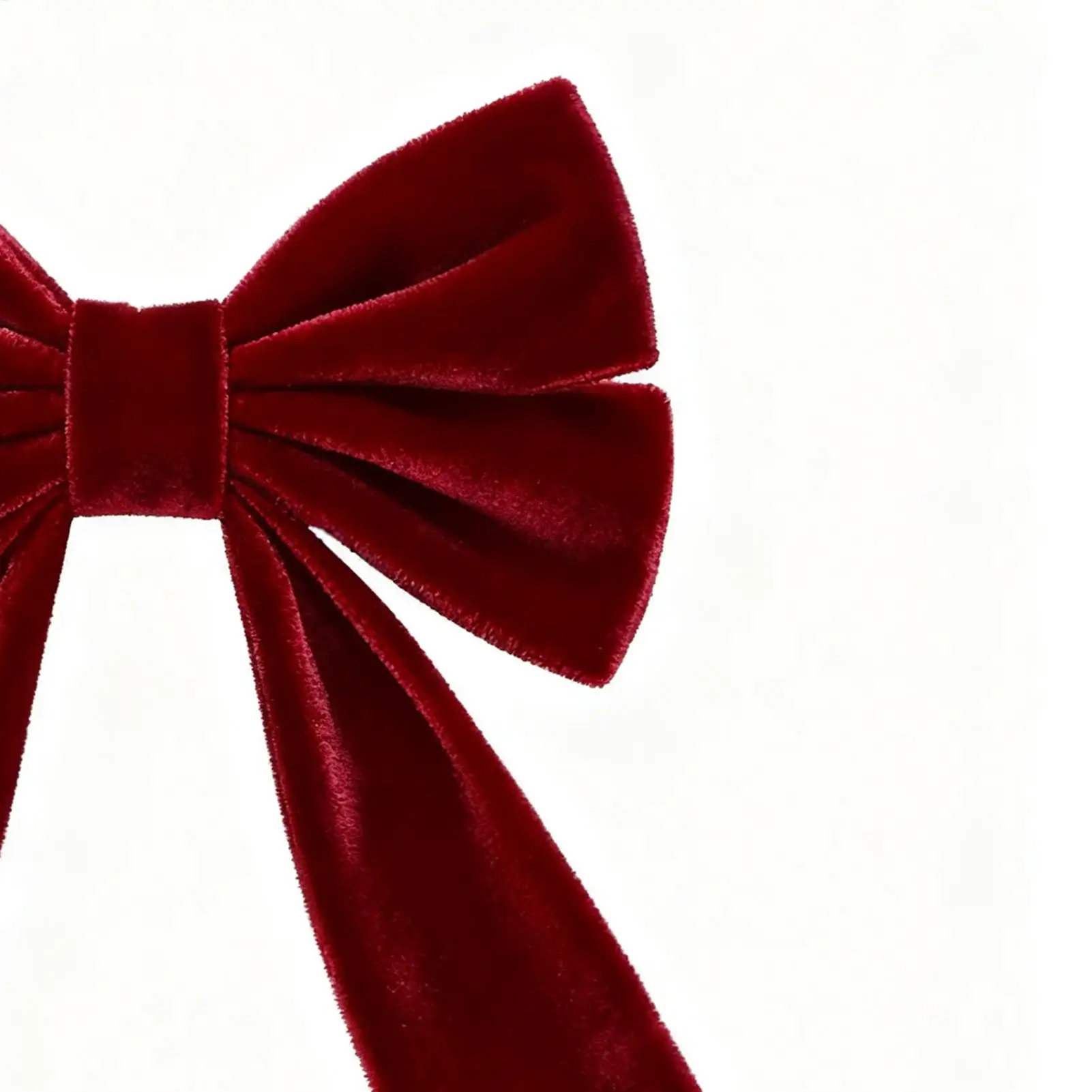 Red Bow Tie Festive Cute 12 Pieces Ornament Wreath Garland Tree Decor For Festival Home Gathering Party Window Party Holiday