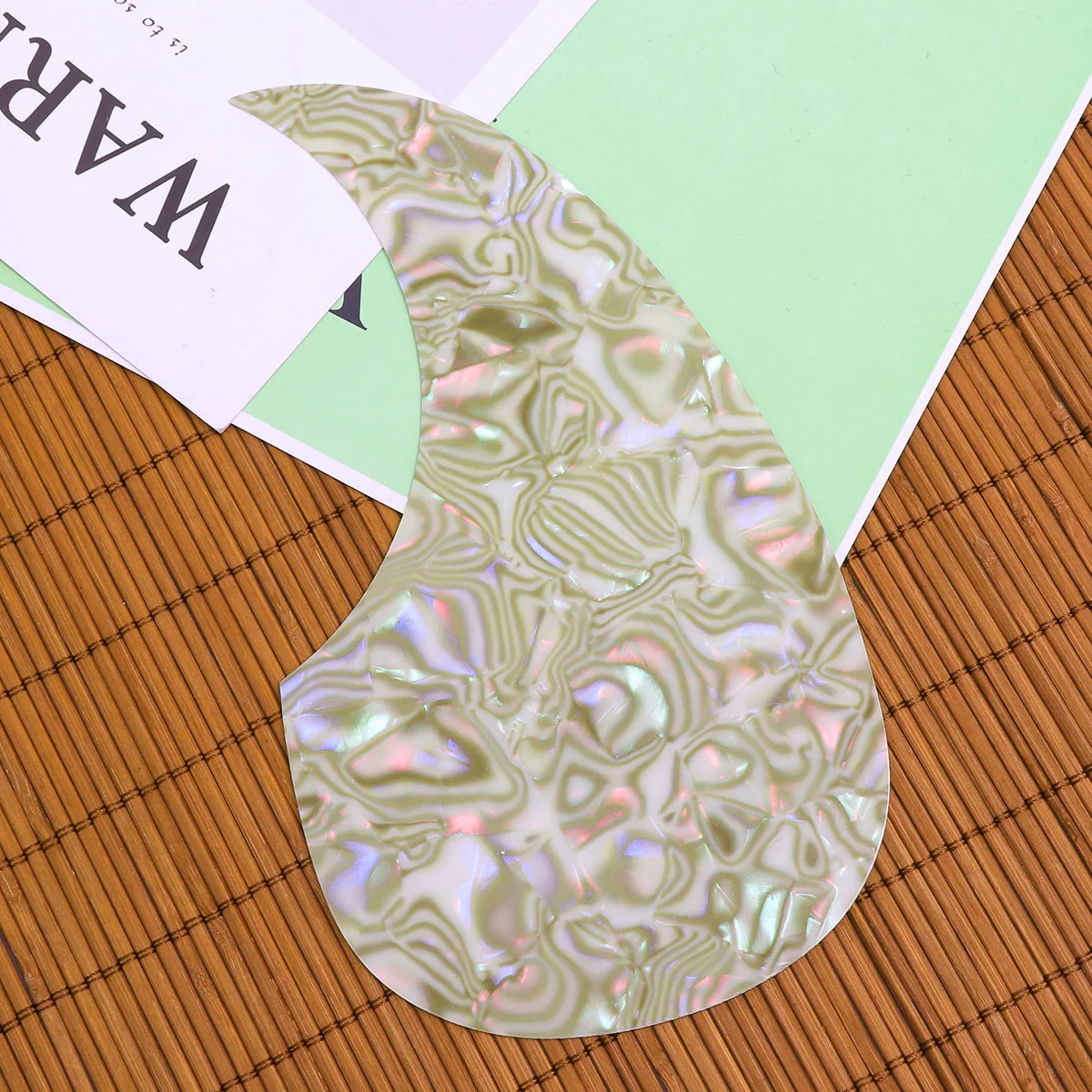

Guitar Pickguard Water drop Shape Durable Anti-Scratch Self-adhesive Guard Plate Guitar Pick Guard Sticker