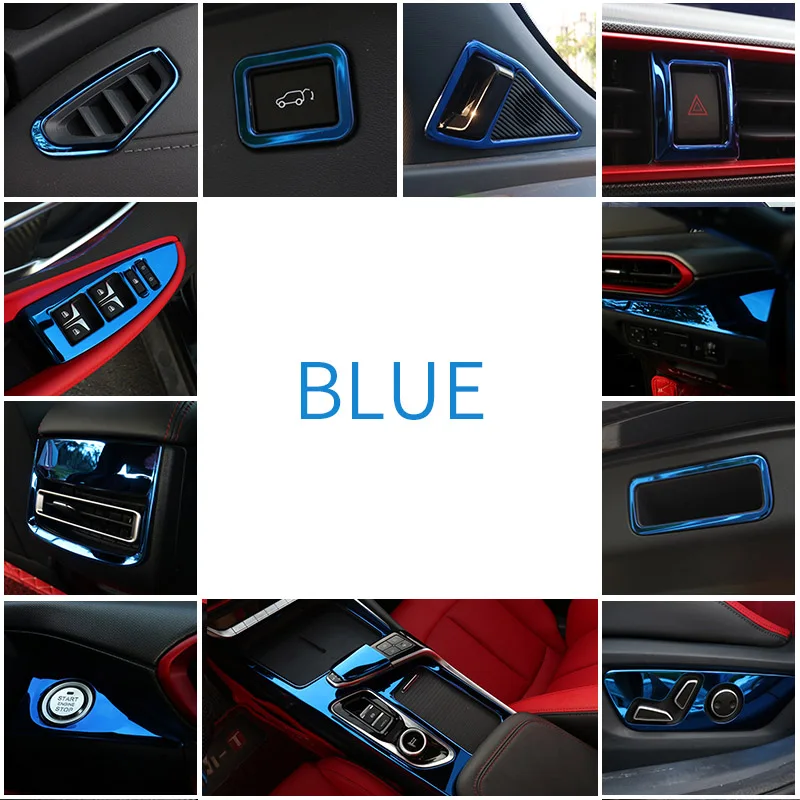 

Blue Items for Changan UNI-T 2020-2021 Interior UNIt Air Outlet Frame Window Regulator Switch Gear Decorative Panel