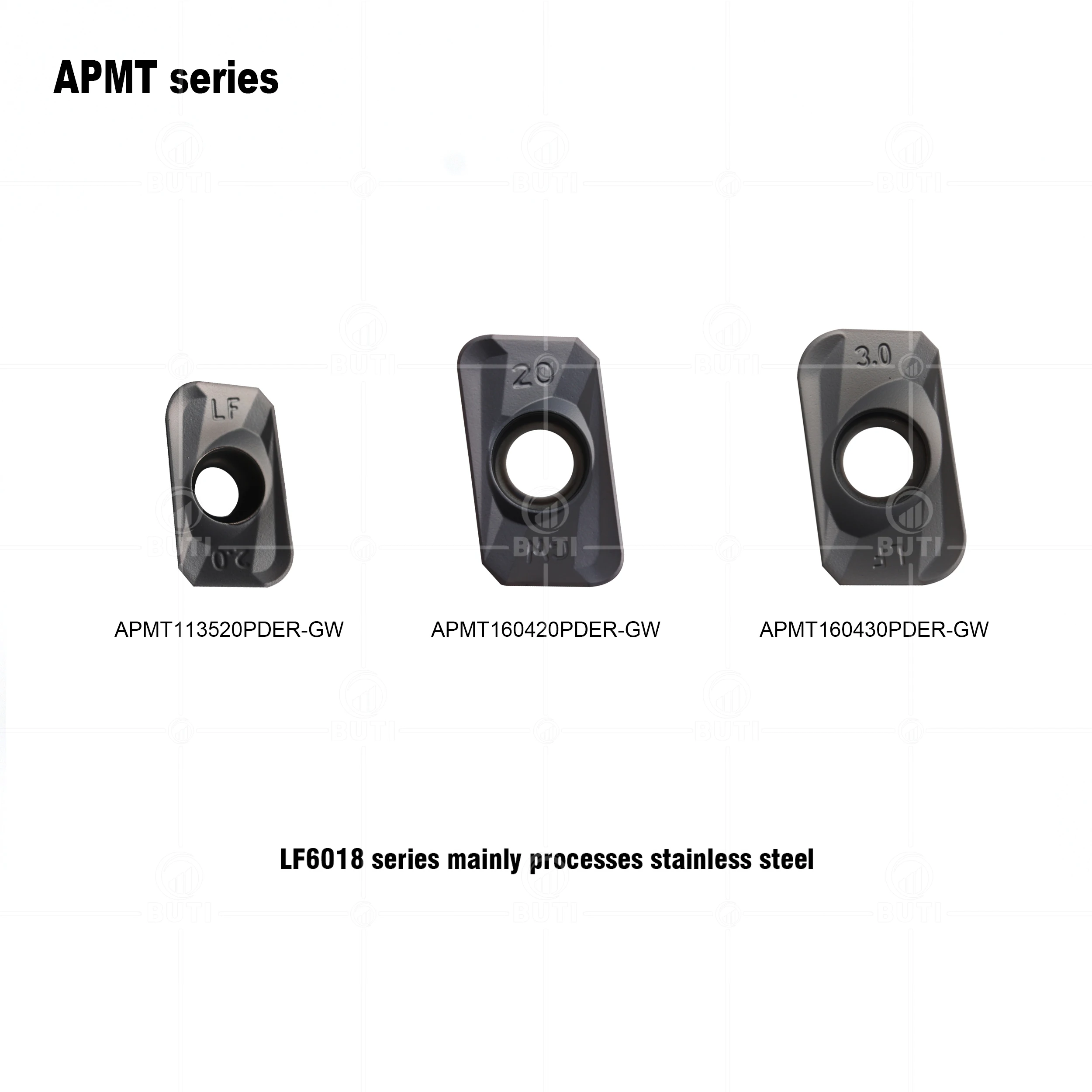 DESKAR 100% Original APMT113520PDER APMT160420/430PDER-GW LF6018 CNC Lathe Square Milling Blades For Stainless Steel Processing