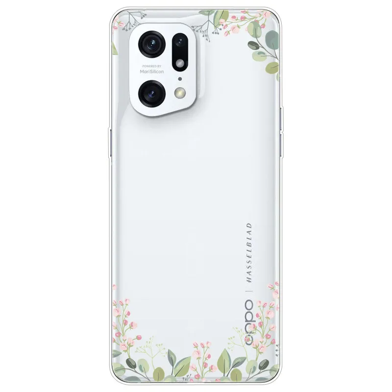 Transparent Soft TPU Silicone Phone Case with Clear Bumper - Lovely Design