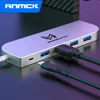 Anmck USB Hub 1M USB 2.0 Multi USB Splitter Adapter 4 Ports Speed Mini Multiple 3 Hab usb2.0 HUB Port USB-Hub Expander For PC 1