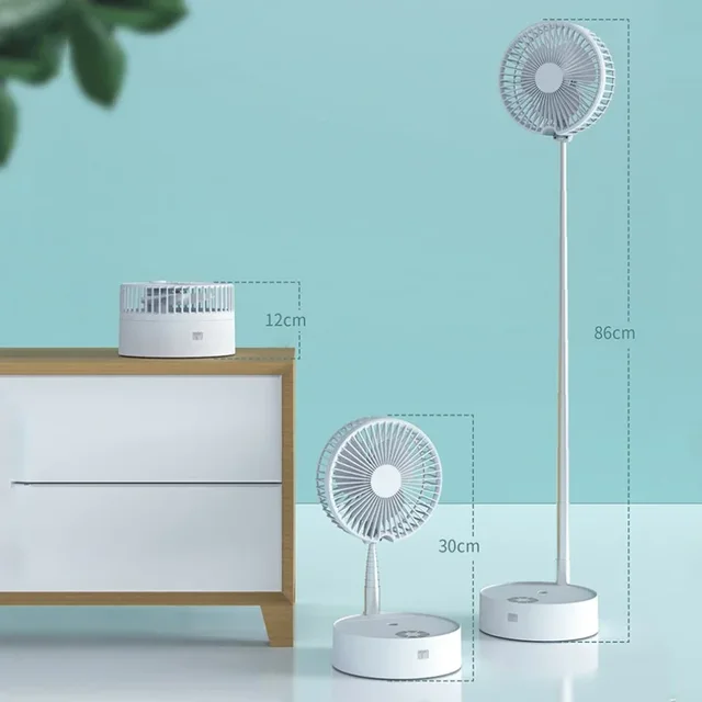 여름철의 시원함과 편안함을 위한 샤오미의 3-in-1 휴대용 선풍기