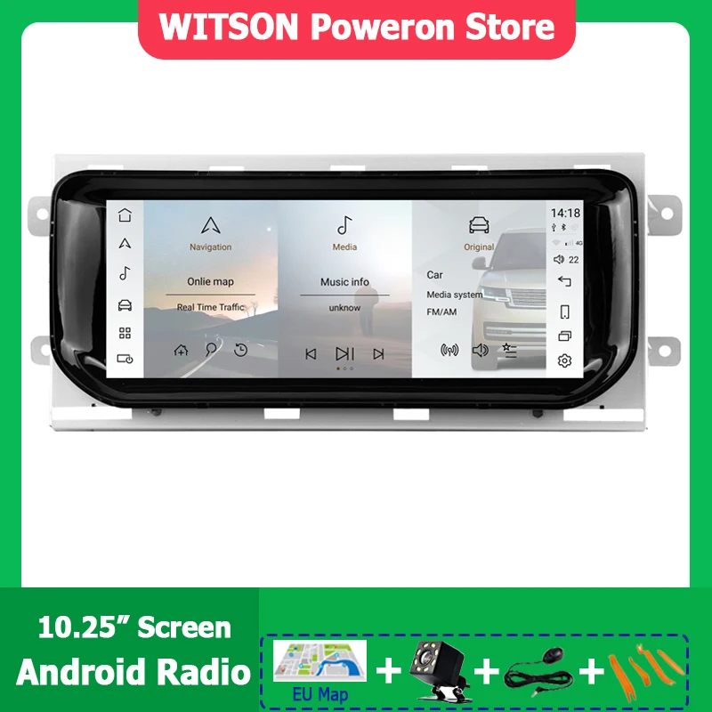

Auto Stereo Multimedia Player Keep Factory Menu For Range Rover Sport 2013-2020 Harmon Bosch 10.25'' Car GPS Radio CarPlay