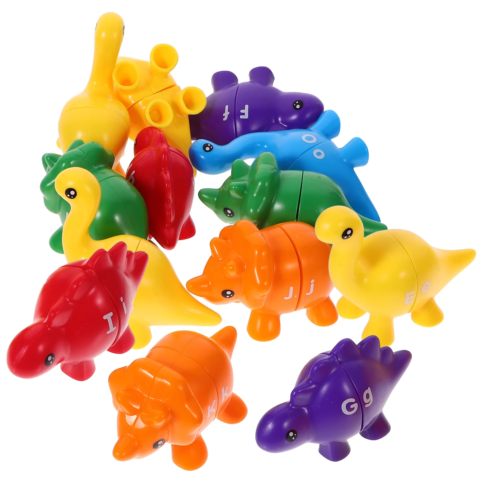 

13pcs Cognition Toy Funny Dinosaur Plaything Toddlers Matching Toy Preschool Supply