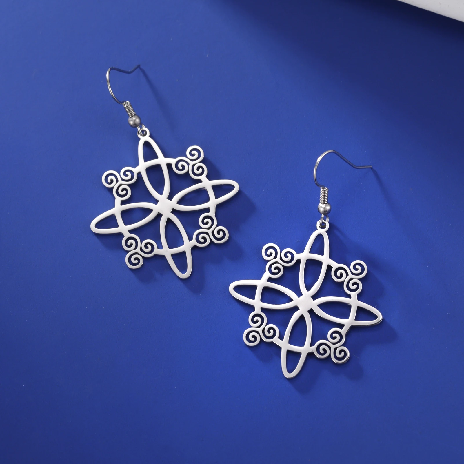 Forcine da donna in metallo con doppio draghi nodi celtici viche rune-scorrono su mollette per capelli eleganti accessori per gioielli per capelli