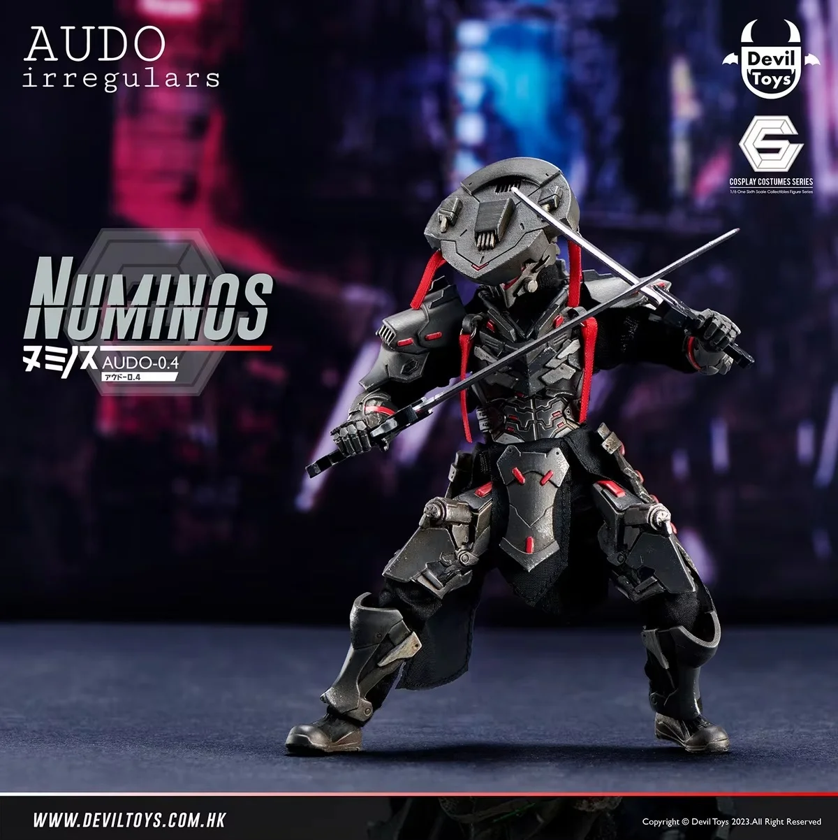 Devil Toys 1/12 ヌミノス AU002 Numinos  新品 Devil Toys 1/12 Numinos Science Fiction Swordsman AU002