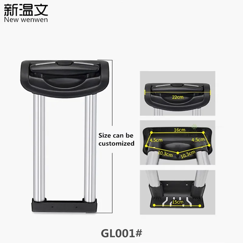 Telescopic Suitcase Luggage Bag Parts Trolley/Handles Suitcases