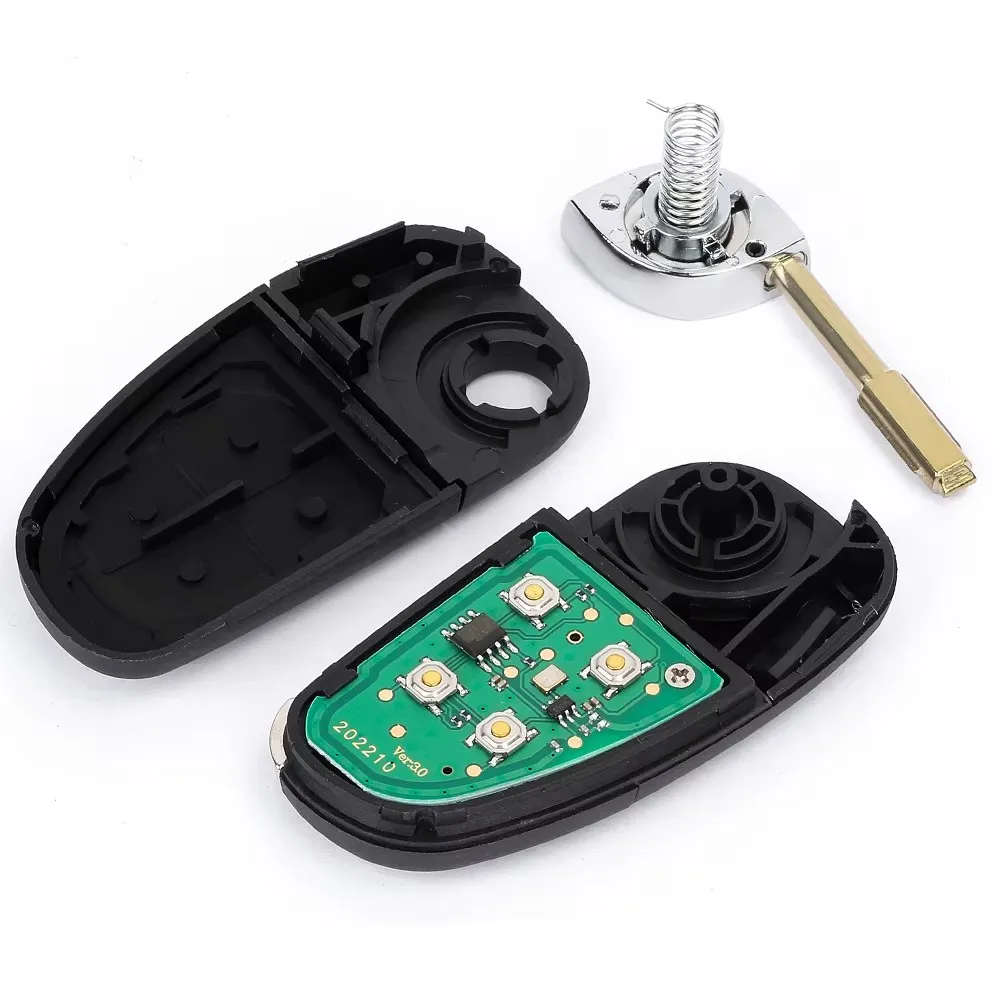 CHIAVE RADIOCOMANDO GUSCIO COVER Jaguar X S-Type XF XK 5 TASTI RICAMBIO - Foto 10