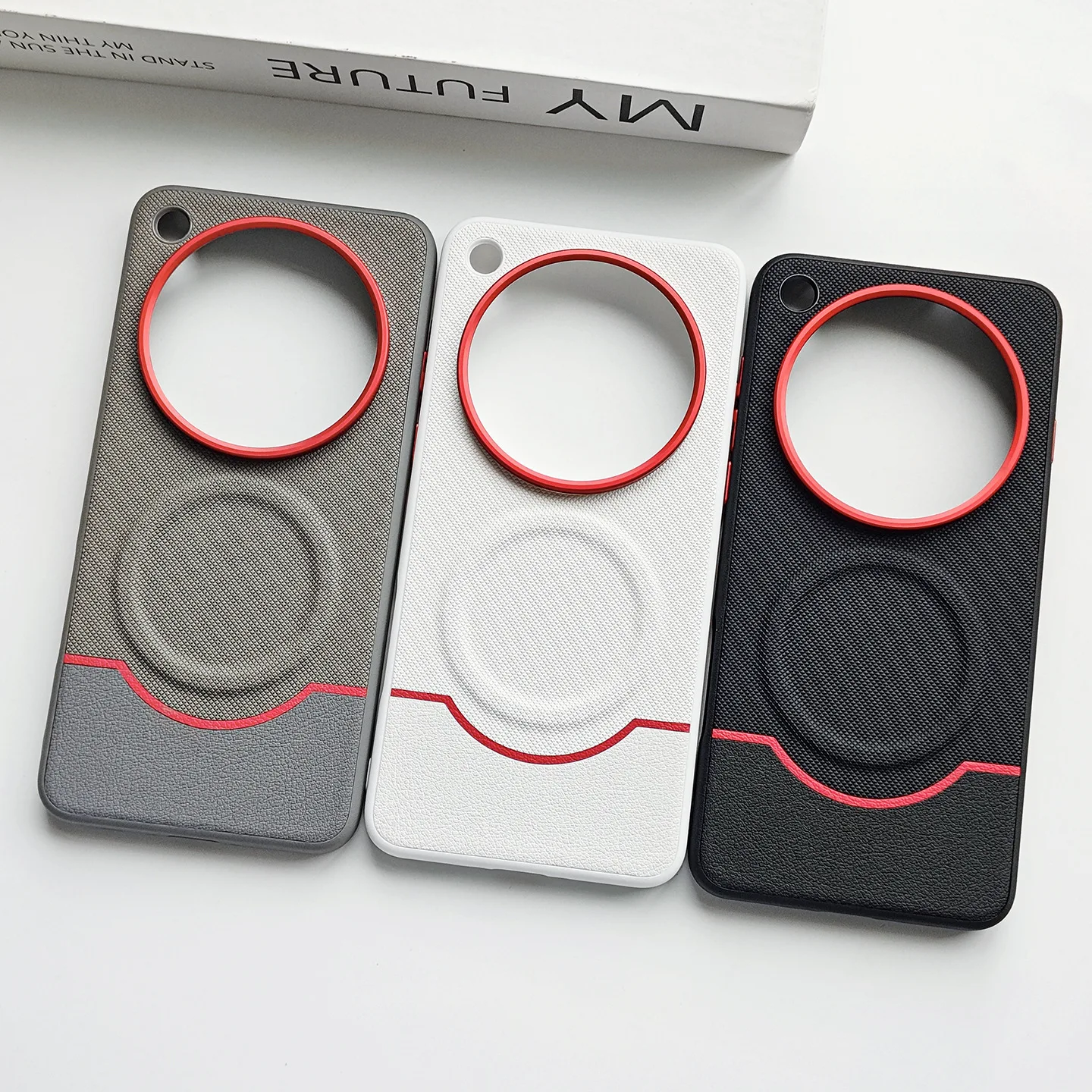 Leather Protective Case with Magnetic Grip - Anti-Drop and Scratch Resistant Cover