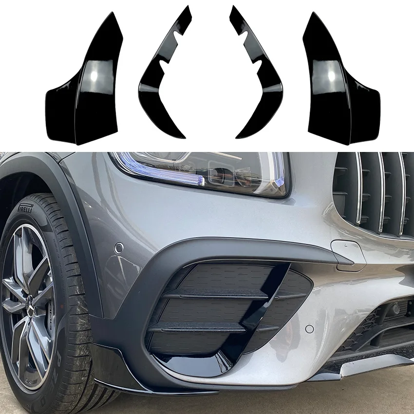 

Car Accessories Front Bumper Grille Splitter Spoiler Trim Cover For Mercedes Benz GLB200 220 X247 AMG GLB35(only) 2020 2021 2022