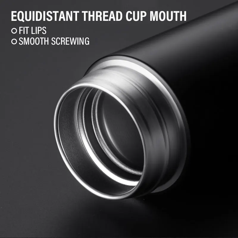 1Pcs Car Smart Thermos Bottle With Temperature Display Coffee Cup For Subaru WRX STI Forester Tribeca Levorg Impreza XV Outback