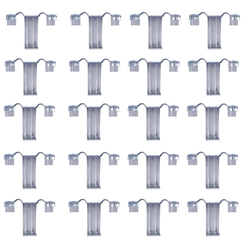 20Pcs Pannello Fotovoltaico Fibbia Di Drenaggio Piastra Di Superficie Pannello Solare Clip Di Scarico Dell'Acqua Per Pannello Solare Drenante 35Mm Dur