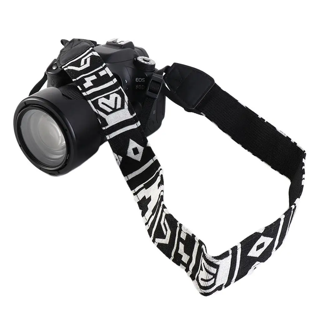 경량 내구성 SLR DSLR 조절 가능한 미끄럼 방지 카메라 어깨 스트랩, 빈티지 카메라 넥 벨트, 카메라 스트랩