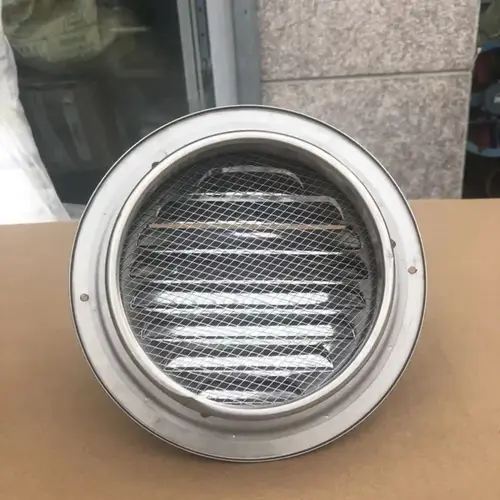 60-120mm Steel ventilation grill wall hole cover extractor hood louver valve exhaust fan pipe Heating Cooling Vent system - Image 6