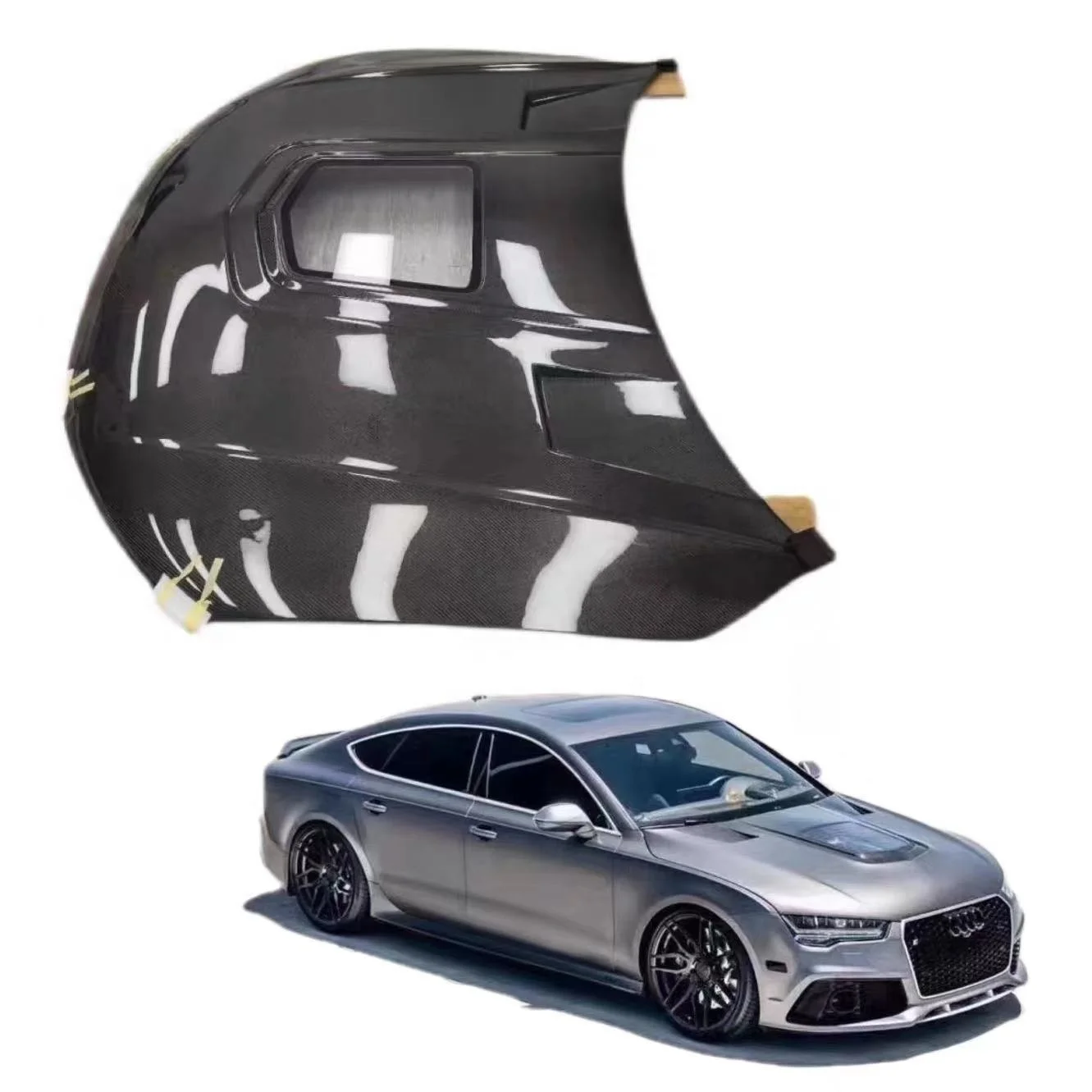 

Полупрозрачный капот двигателя для Audi A7 S7 RS7 2012-2018