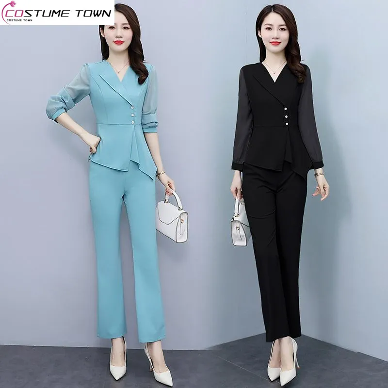 2023 Spring and Autumn New Fashion Professional Women's Set Temperament Light Mature Style Advanced Fashion Two Piece Set ultra low price 2u class d light 2ch 500w professional amplifiers for hotel m5