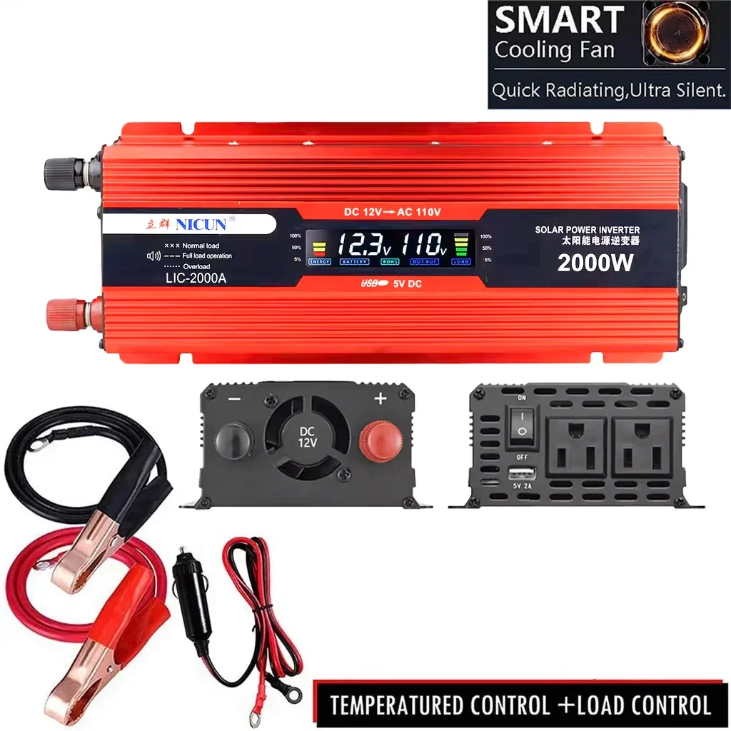All-in-One 3000W Solar Kit with 110V/220V Inverter | High-Efficiency Glass Roof