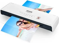 Laminator Machine 13 Inch, 4 Rollers Hot & Cold Thermal Laminator for A4/A5/A6/A7, Quick Warm-up, Fast Laminating 1