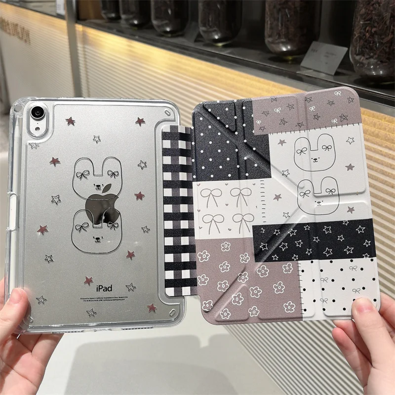 Durable Transparent Tablet Case with Shockproof Protection