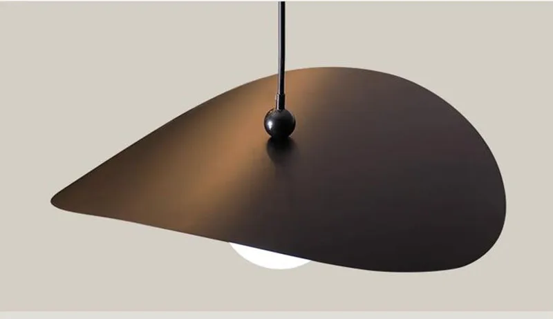 Kreative Pendel leuchte moderne Pendel leuchte für Küchen insel schwarzer Hut Hängelampe für Esszimmer hängende Leuchte – Detail 10