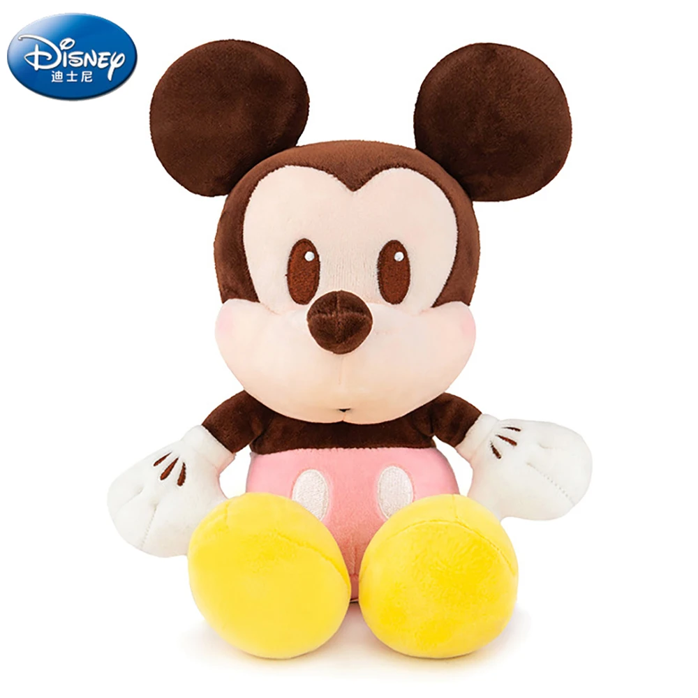 Disney Lovely Mickey Minnie Mouse Stuffed Plush Dolls For Boys Girls Cute Soft Plush Toys Kids Birthday Gifts Home Decoration