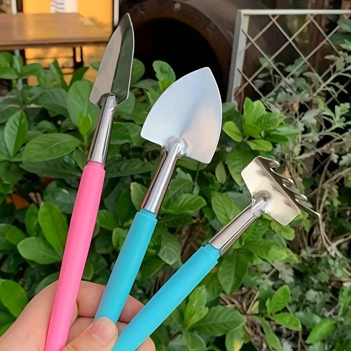 Gardening Tool Flower Rake Wooden Grasp Gardening Scoop Hardwood