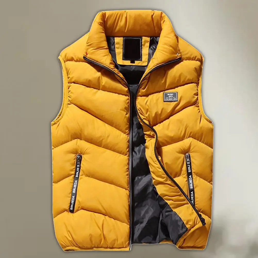 

Popular Waistcoat Thick Male Windproof Thickened Sleeveless Jacket Skin-Touch Vest Coat Streetwear