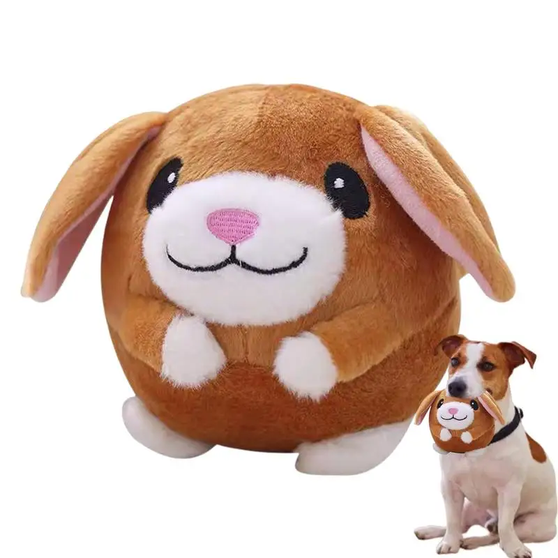 

Автоматический умный игрушечный мяч для собак, заряжаемый от USB, фальшивые мячи для домашних животных, активная движущаяся плюшевая игрушка для маленьких домашних животных