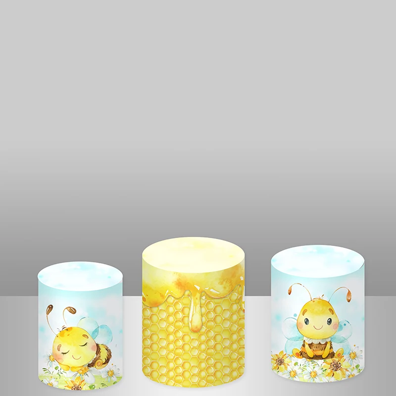 ձ  bacdrop Bee Day ҳฦ ù °   Happy Birthday Decor CandyTable Banner Covers