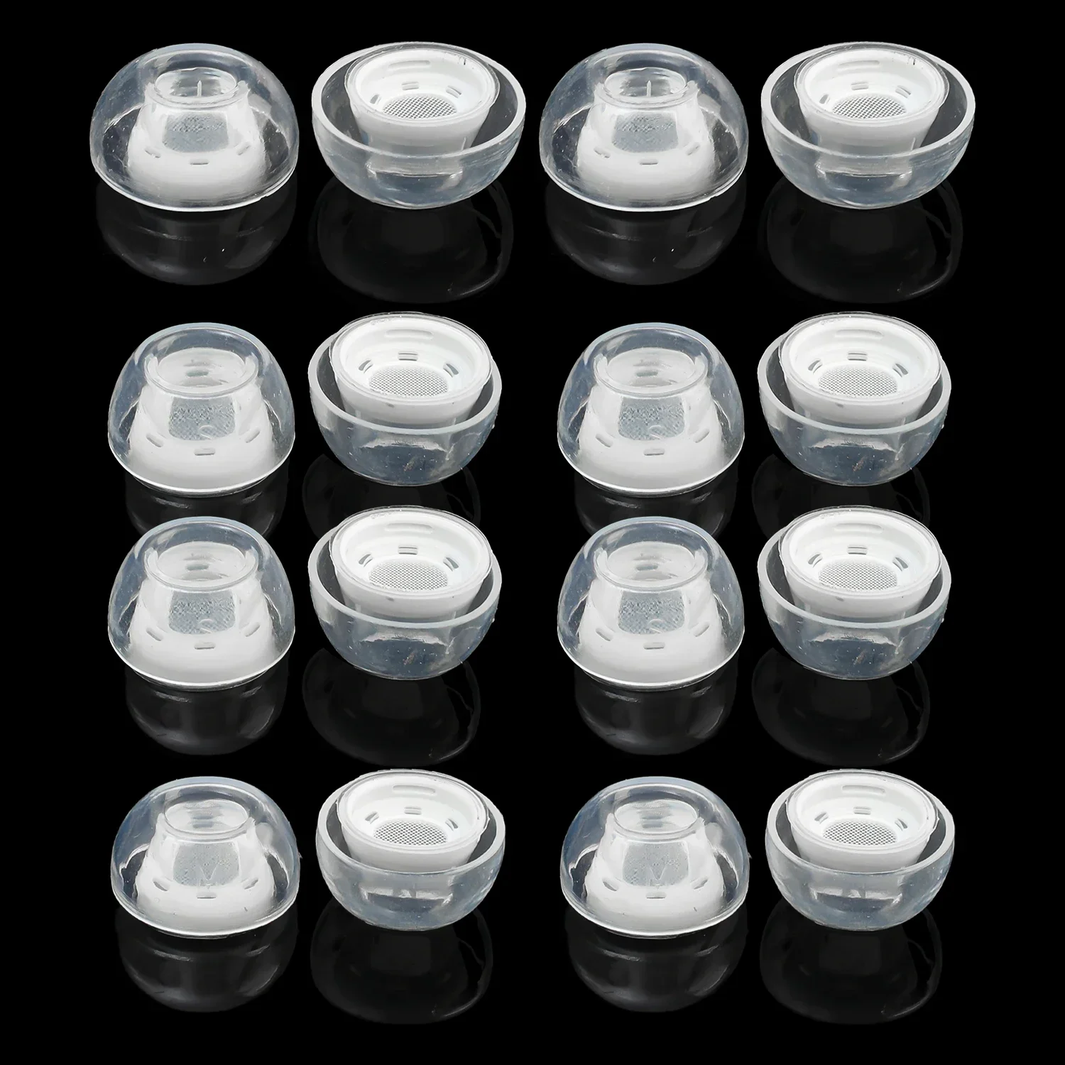 Transparent Latex Eartips for Apple Airpods Pro Anti-Slip Earbud Earplugs for Airpods Pro/Pro2 Anti-Slip Silicone Ear Tips Cover