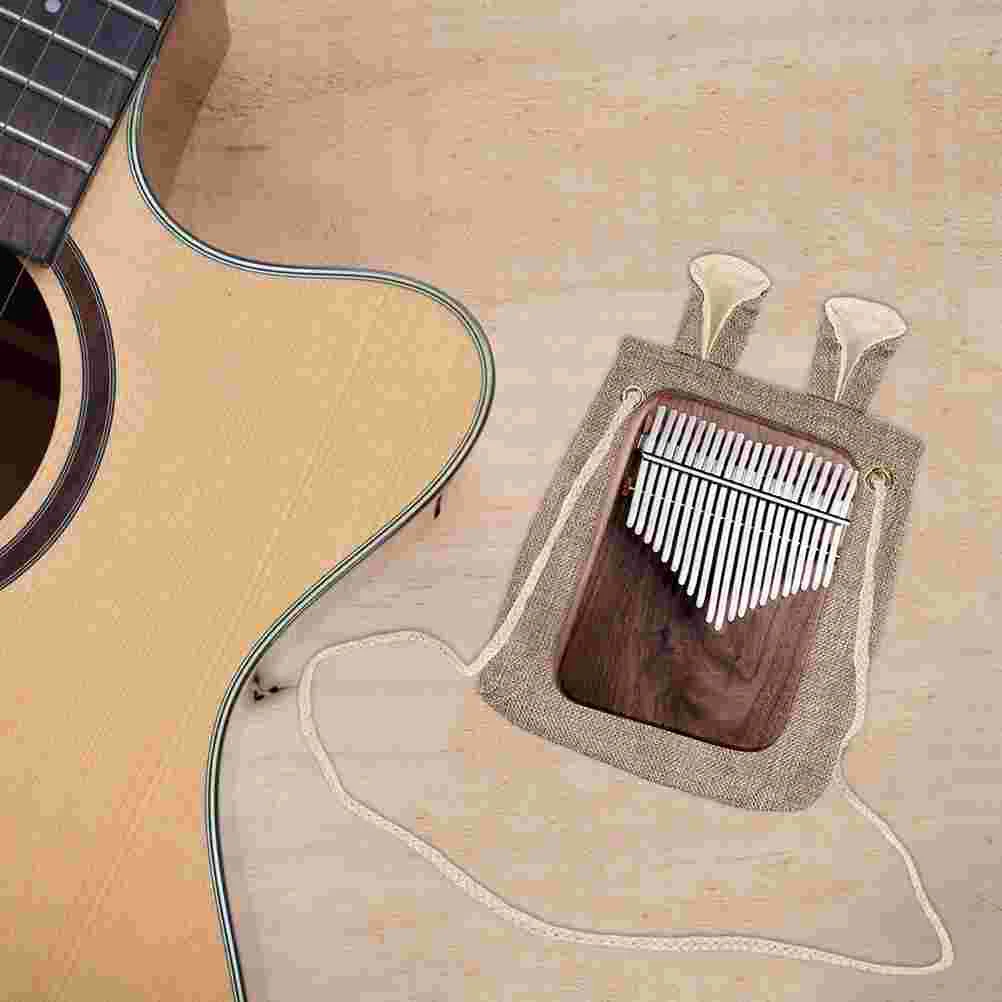 2 Pcs Thumb Gig Bag Cloth Kalimba Holder Wear-resistant Pouch Storage Accessory Women's