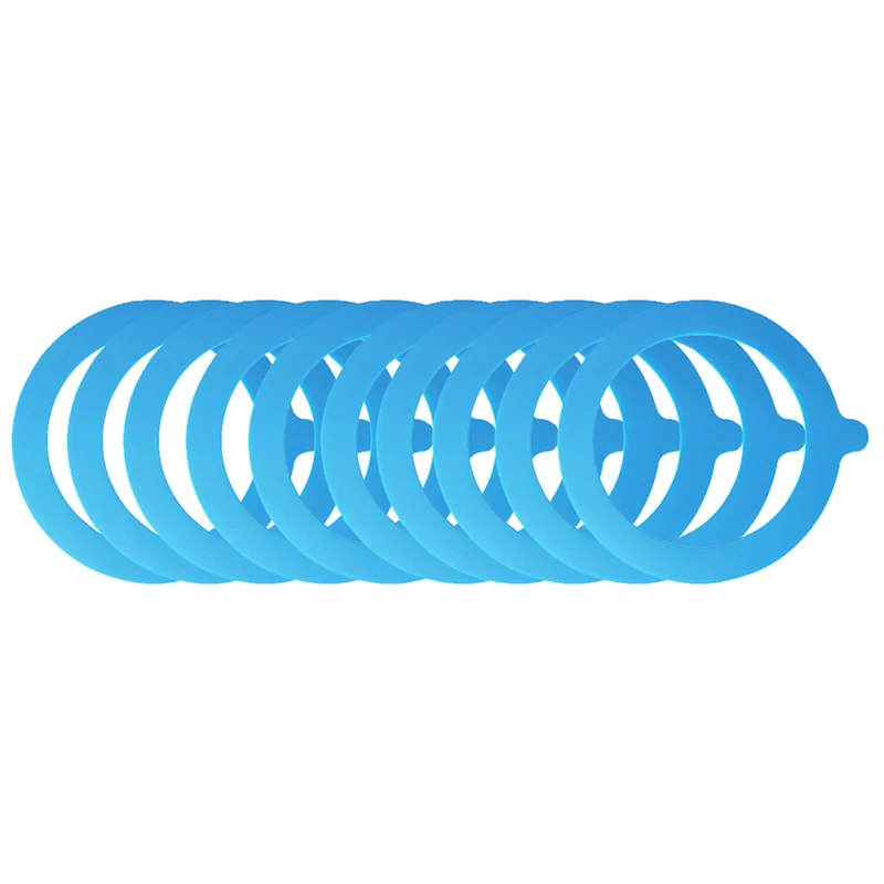5-Pack Airtight Silicone Gasket Seals for Glass Jars and Storage Containers