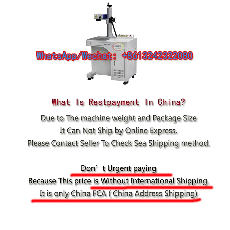 Raycus Jpt Metal Plastic Jewelry Gold Standing Table Fiber Laser Marking Machine 50W 30W 20W 2