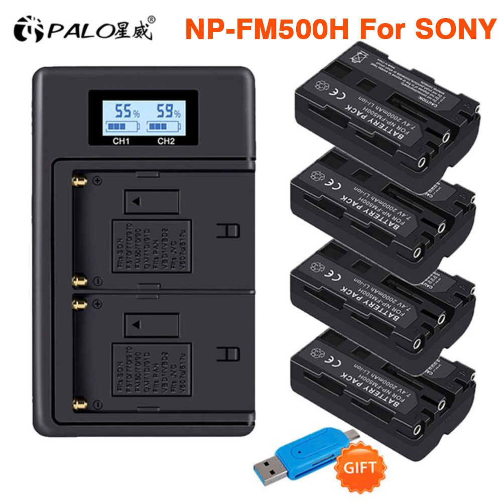 

Аккумулятор NP-FM500H NP FM500H, батарея для камеры Sony A57, A58, A65, A77, A99, A550, A560, A580, L50, SLT-A68, ILA77, SLT-A77 II