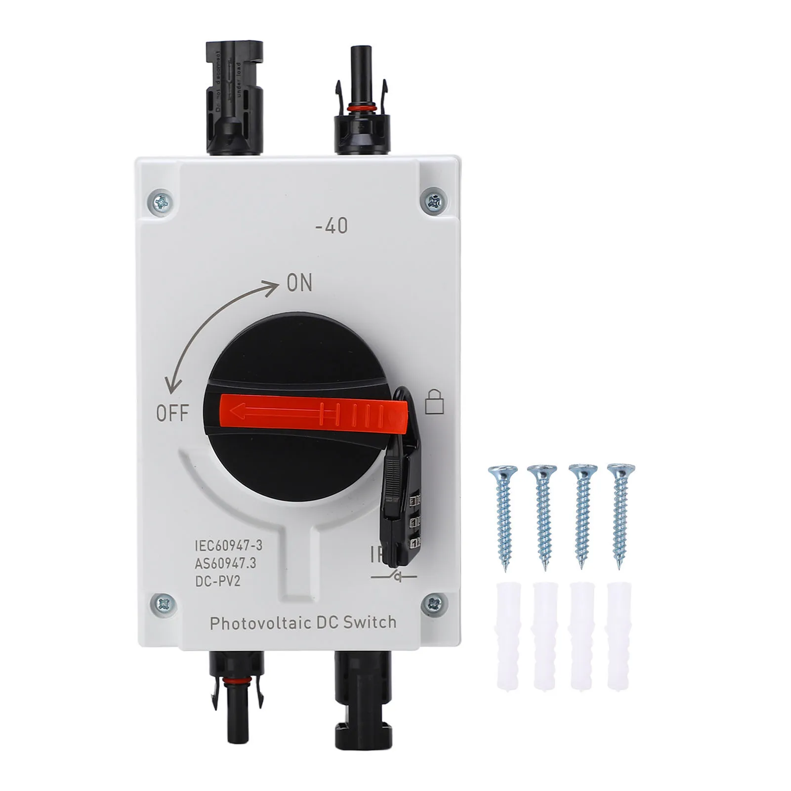 

Solar Disconnect Switch Strong Breaking Capacity PV Solar Disconnect Switch IP66 Waterproof DC1000V with Password Lock for Power