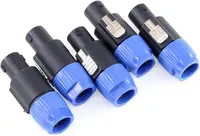 5 Pcs 4 Pole Audio Speakon Cable Mount Connector Twist Lock Speaker Plug Compatible with Neutrik Speakon NA4LJ, NA4LJX, NL4MP - Image 4
