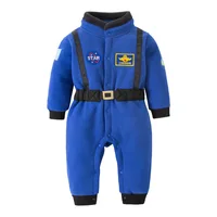 Baby Space Astronaut Costume Fall Winter Clothes for Toddler Boy Girl Romper Halloween Anime Cosplay Outfit 9 12 18 24 36 Months 1