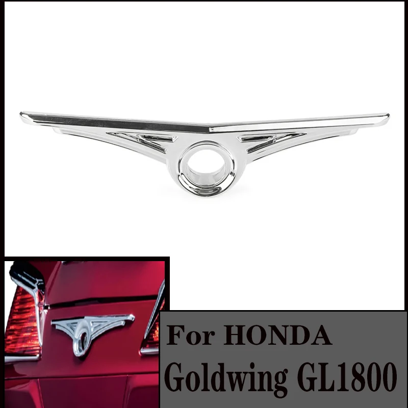 

Для Honda Gold Wing GL 1800 2001-2017 Goldwing GL1800 отделка отверстия для заднего багажника мотоцикла хромированные ABS декоративные детали