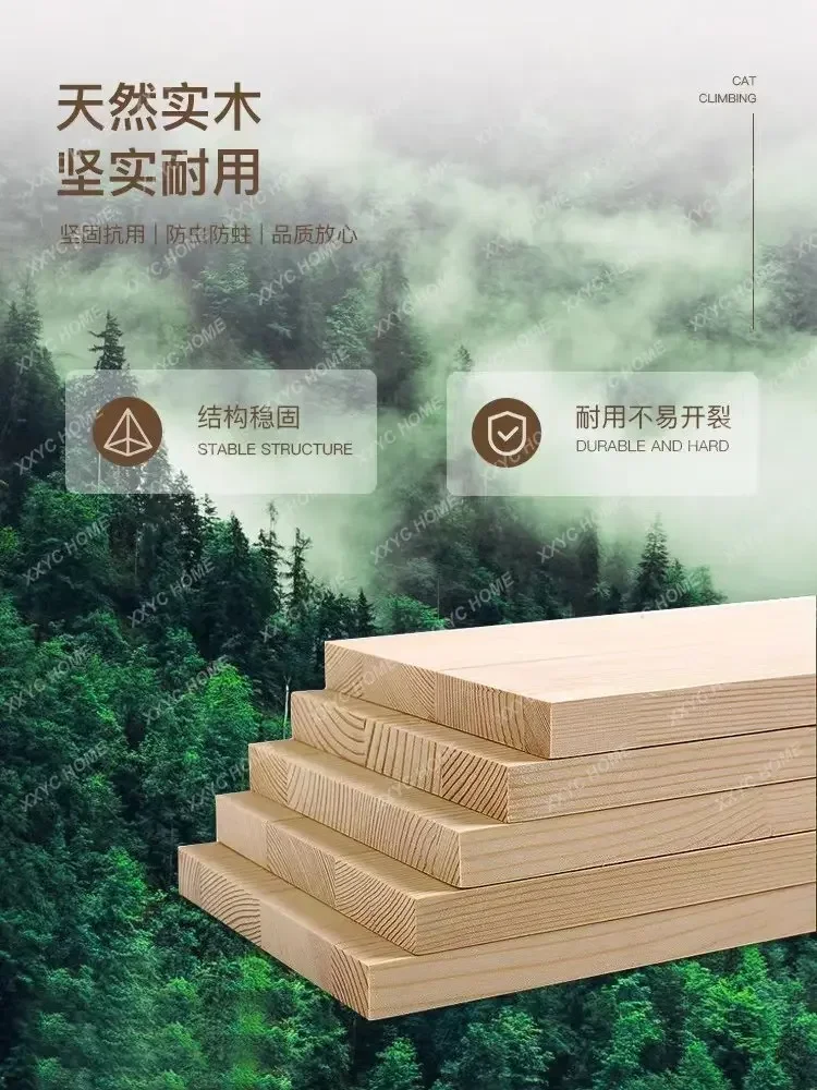 Tongtianzhu Cat Climbing Frame Nest ree Integrated Roof Shelf Does Not Occupy an Area of Scratching Post Supplies