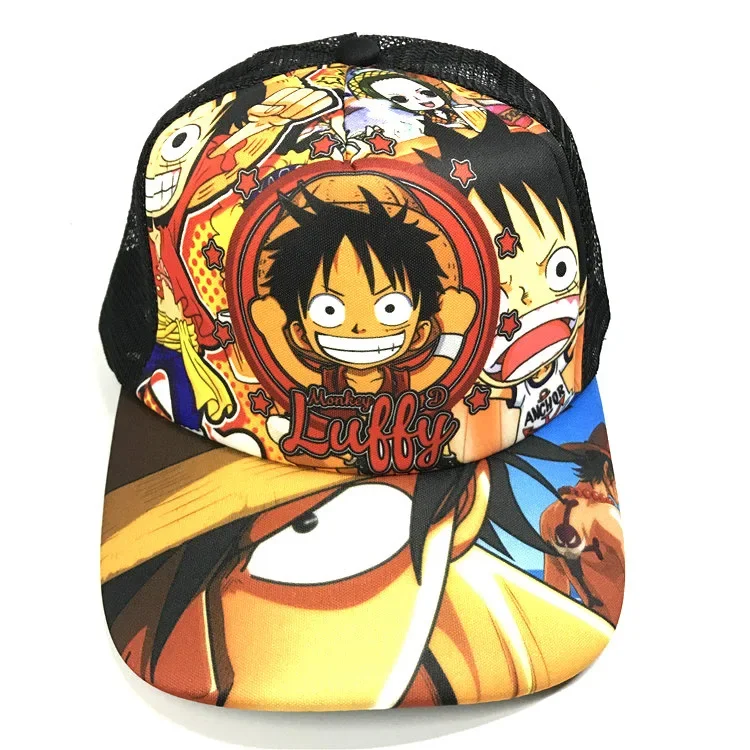 

One Piece Ace Anime Hat Luffy Duck Tongue Baseball Cap Naruto Visor MeshHat Chopper Hip-hopHat Male And Female CoupleHat