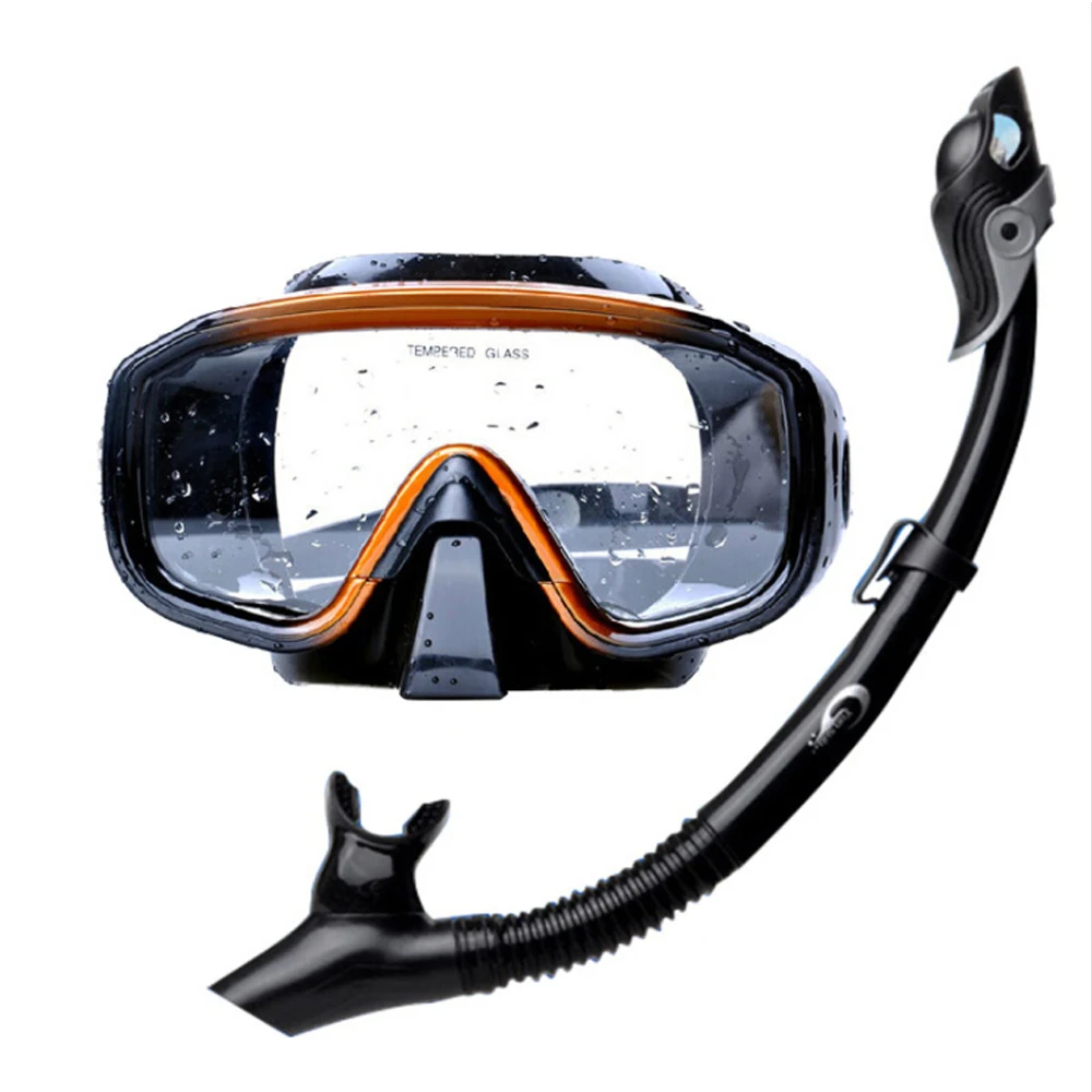 Scuba Diving Mask Silicone Mask Snorkel Anti-fog Diving Snorkel Full Dry Tube Underwater Snorkeling Equipment snorkeling diving mask diving mask