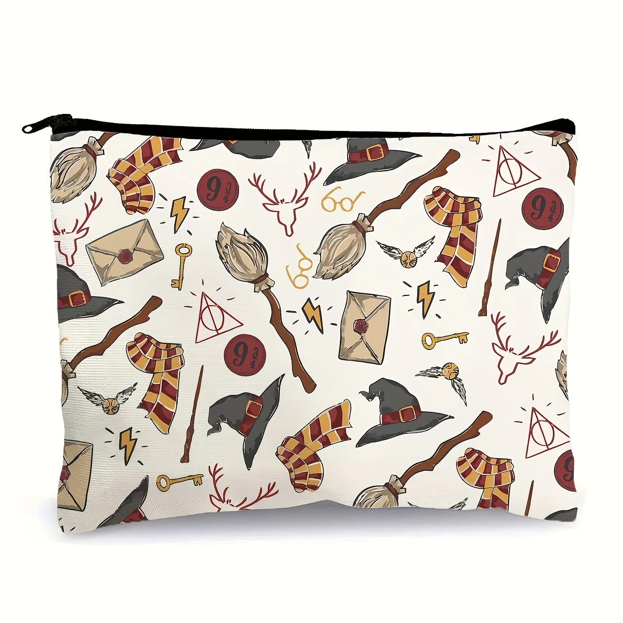 

Chic, Lightweight Halloween Cosmetic Bag: Fade-Resistant, Zippered Travel Pouch - Perfect for Gifts & Travel